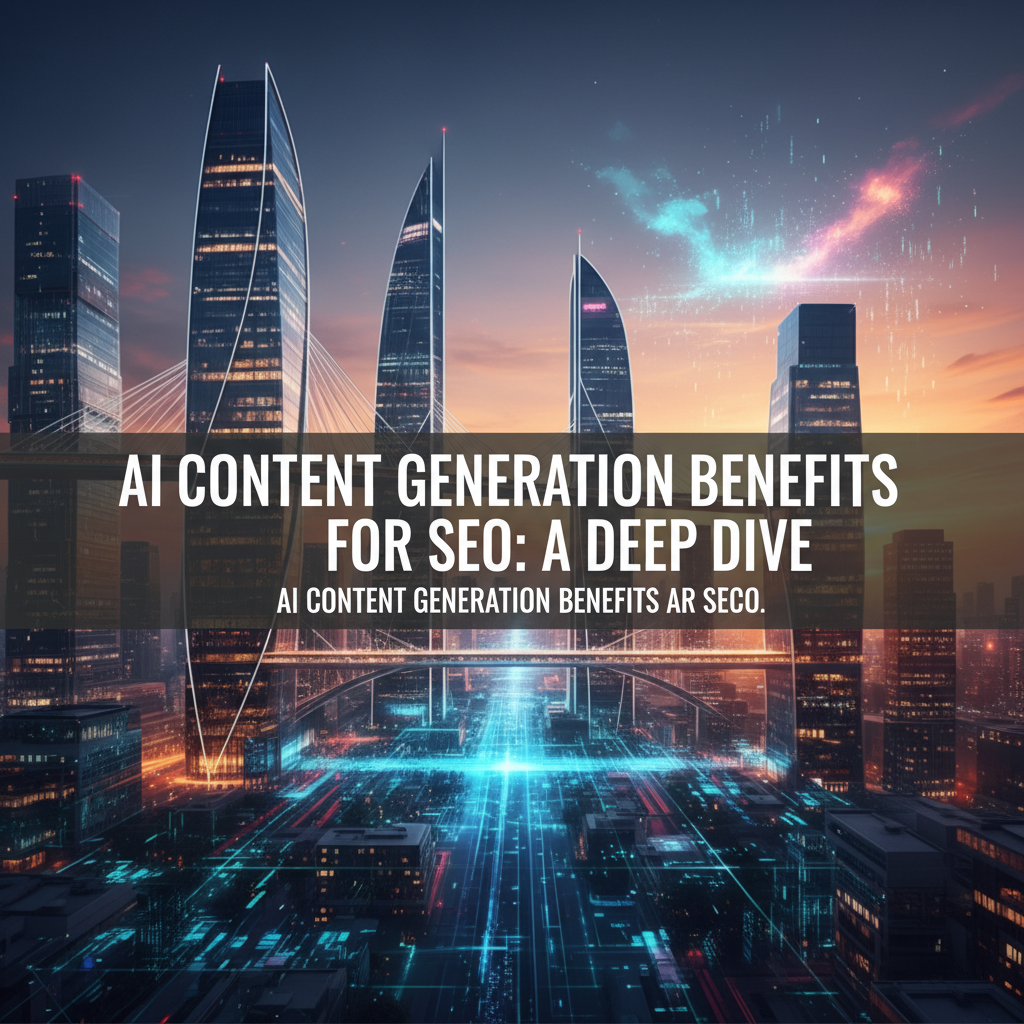 AI Content Generation Benefits for SEO: A Deep Dive