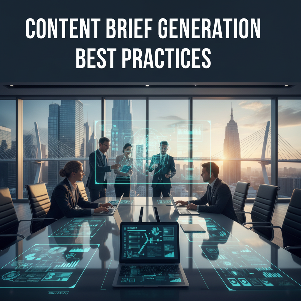 Content Brief Generation Best Practices 2026
