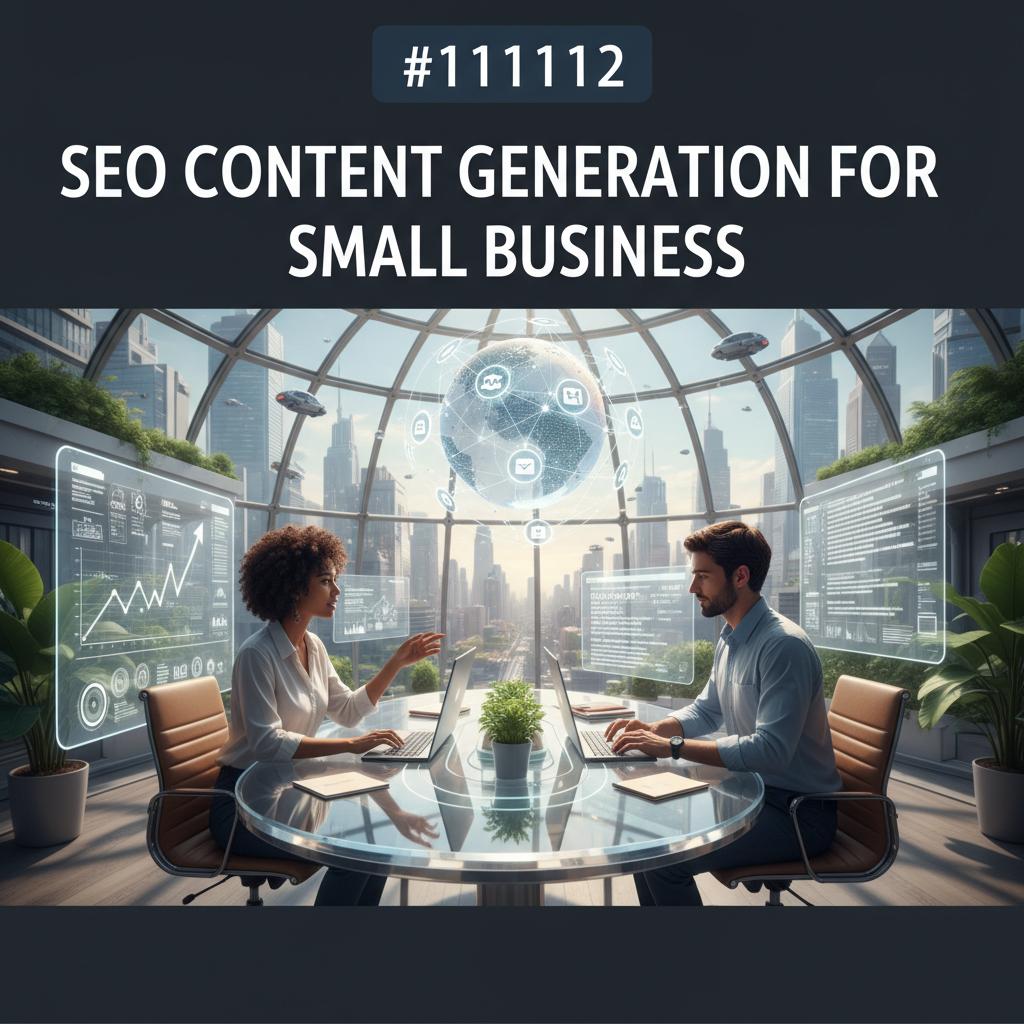 SEO Content Generation for Small Business in 2026